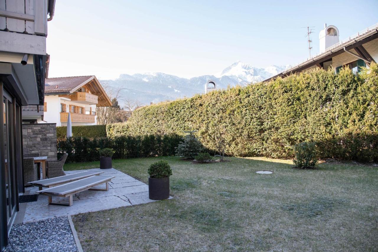 Alpensinfonie Apartment การ์มิช-พาร์เทนเคียร์เชน ภายนอก รูปภาพ
