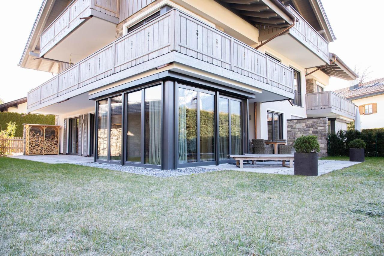Alpensinfonie Apartment การ์มิช-พาร์เทนเคียร์เชน ภายนอก รูปภาพ